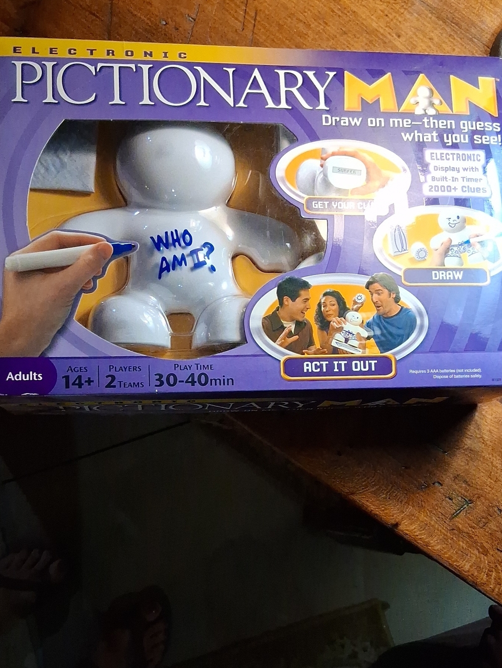 Man Electronic Party Game - White